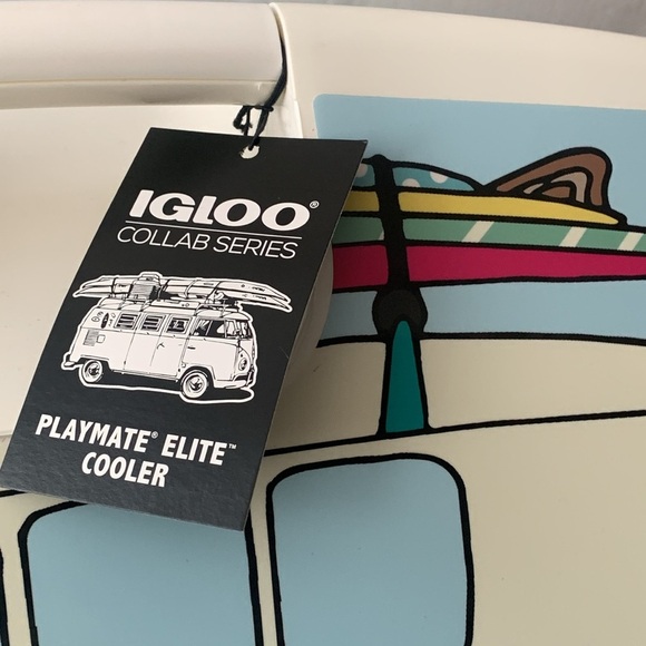 Igloo VW Volkswagen Van 16 Qt Cooler Playmate Elite NWT - Picture 8 of 11